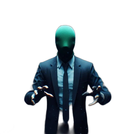 mask, robot, jacket, staff transparent PNG cut-out