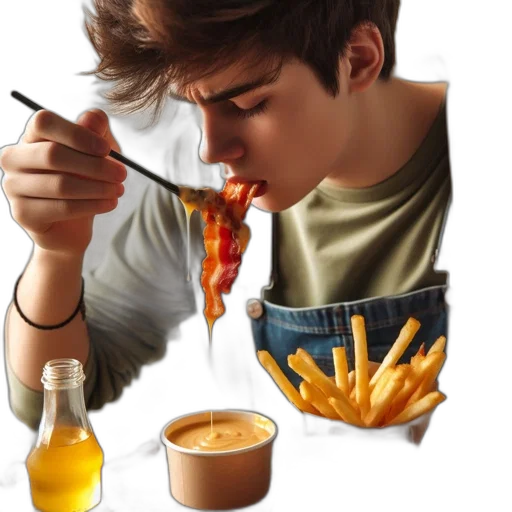 food, photorealistic, concept art, 3d render transparent PNG cut-out