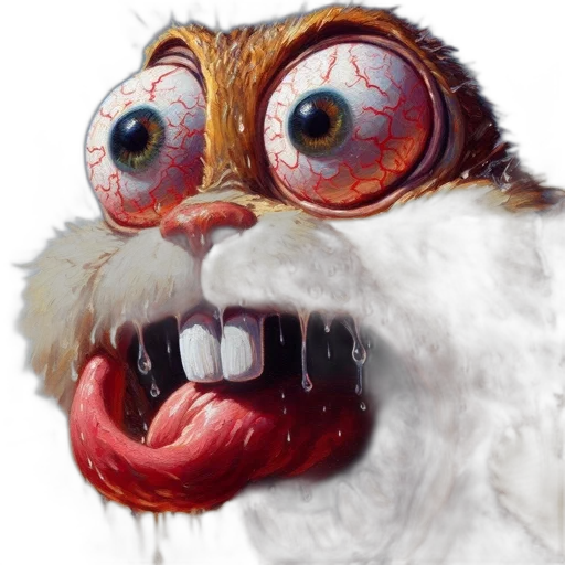 creature, animal, face, mask transparent PNG cut-out