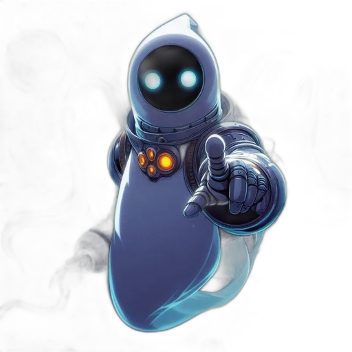 robot, staff, weapon, concept art transparent PNG cut-out
