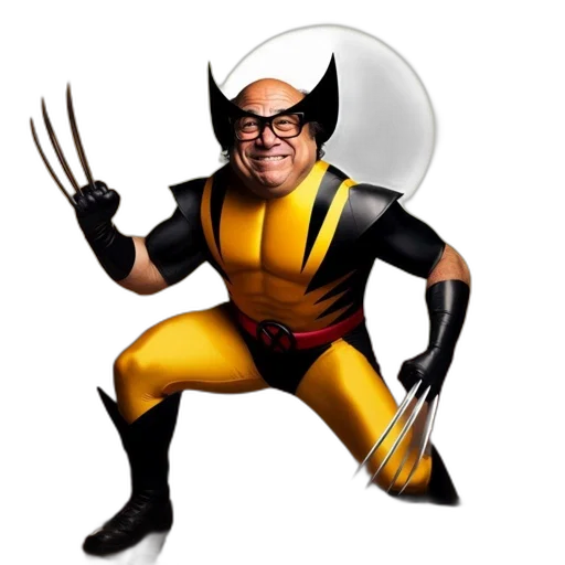 animal, comic book art, concept art, man transparent PNG cut-out