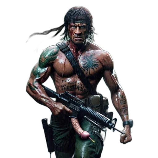 weapon, concept art, comic book art, cyberpunk transparent PNG cut-out