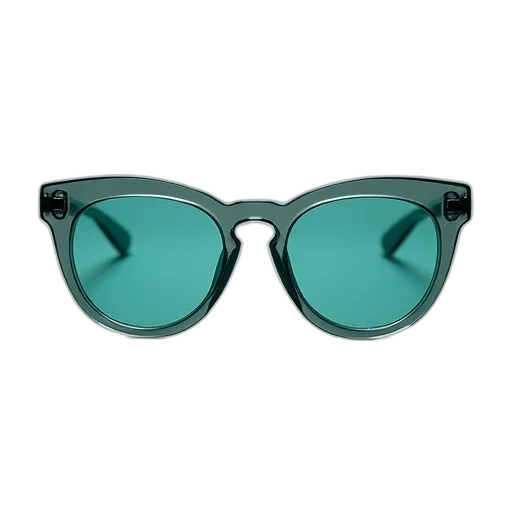 3d render, green, smith, sunglasses transparent PNG cut-out