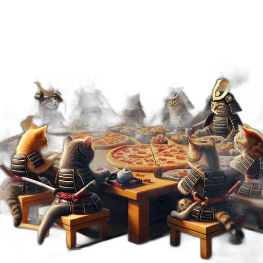 furniture, food, robot, dragon transparent PNG cut-out