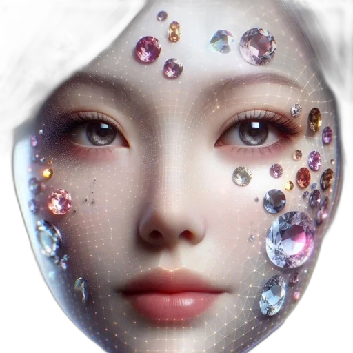jewelry, face, mask, robot transparent PNG cut-out