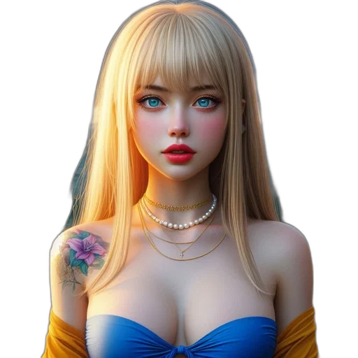 jewelry, fantasy art, photorealistic, 3d render transparent PNG cut-out