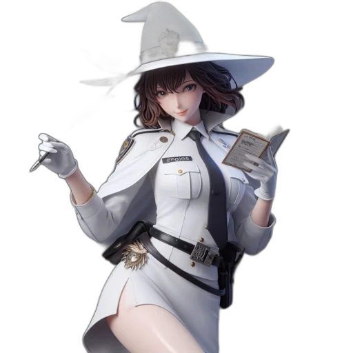 staff, hat, weapon, jacket transparent PNG cut-out