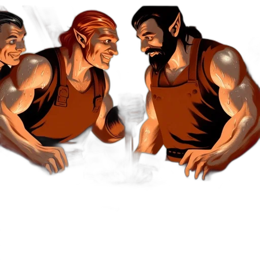 concept art, comic book art, fantasy art, pixel art transparent PNG cut-out