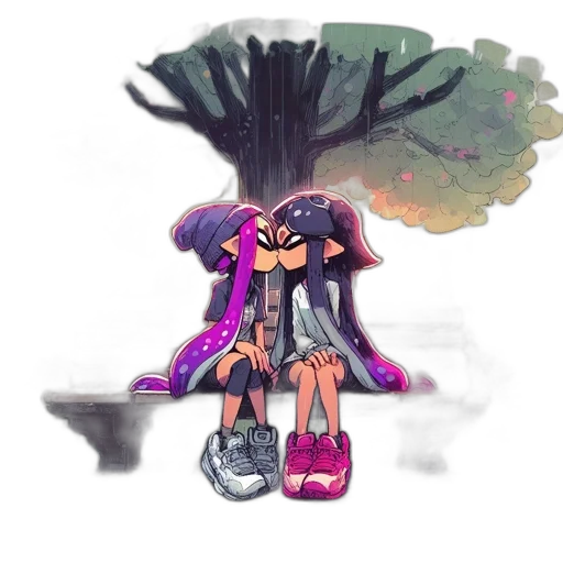 dress, creature, crown, hair transparent PNG cut-out