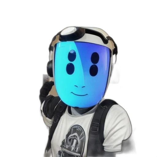 robot, mask, face, staff transparent PNG cut-out