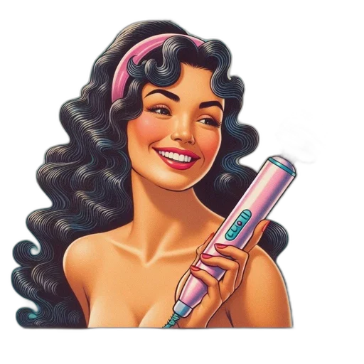 weapon, staff, comic book art, vaporwave transparent PNG cut-out