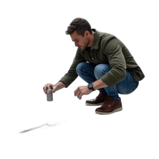 weapon, sword, staff, jacket transparent PNG cut-out