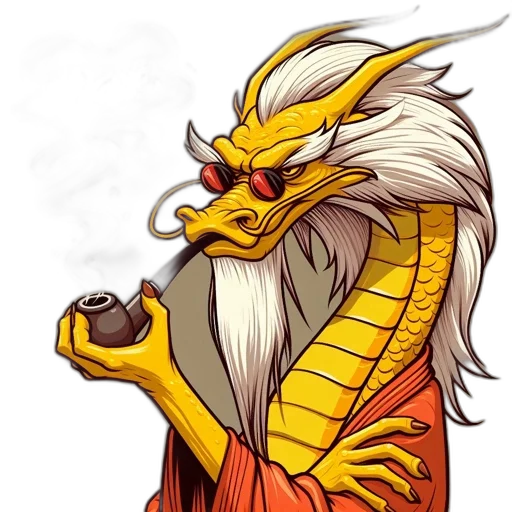 dragon, staff, fantasy art, concept art transparent PNG cut-out