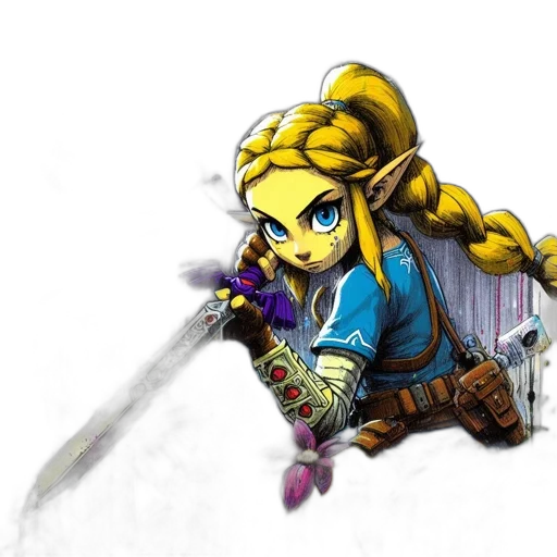sword, weapon, staff, pixel art transparent PNG cut-out