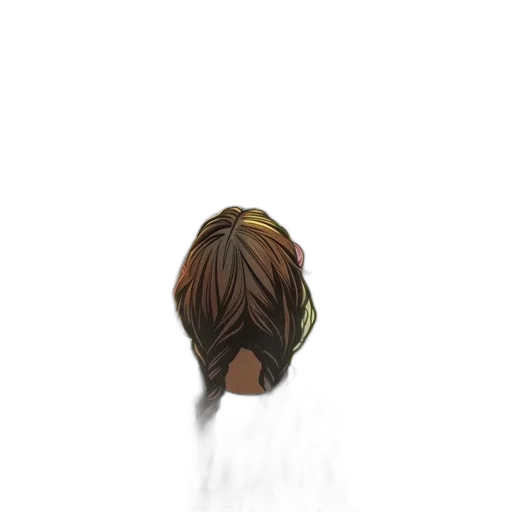 hair, mask, face, hat transparent PNG cut-out