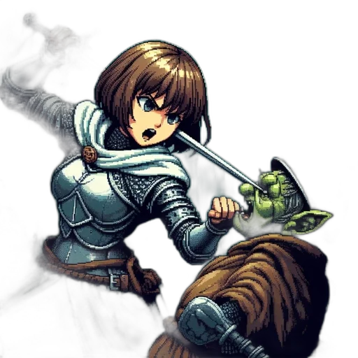 sword, weapon, staff, hair transparent PNG cut-out