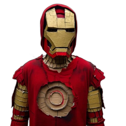robot, mask, concept art, 3d render transparent PNG cut-out