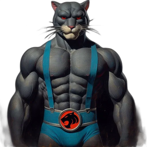 animal, comic book art, concept art, fantasy art transparent PNG cut-out