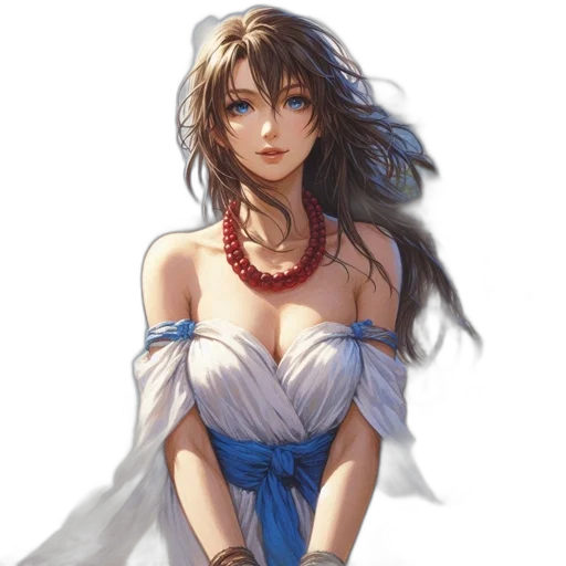 dress, jewelry, fantasy art, concept art transparent PNG cut-out