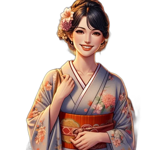 staff, dress, face, jewelry transparent PNG cut-out