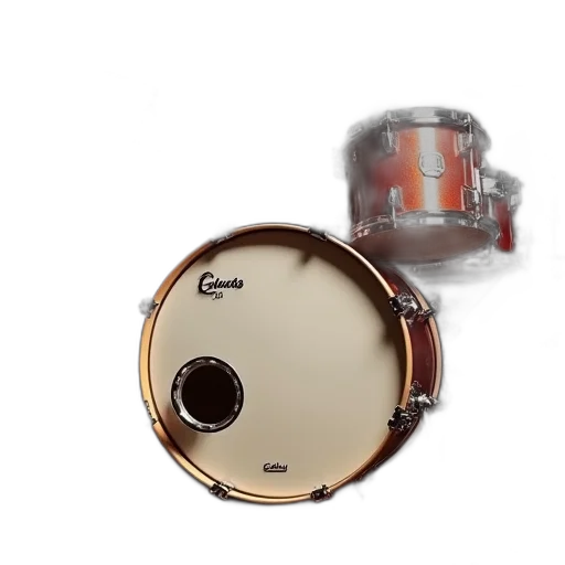 3d render, evans, bass, drumhead transparent PNG cut-out