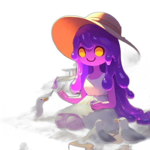 hat, creature, weapon, staff transparent PNG cut-out