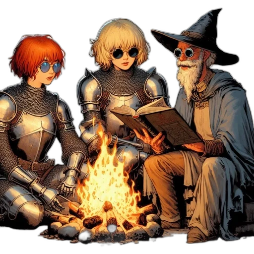 staff, comic book art, fantasy art, concept art transparent PNG cut-out