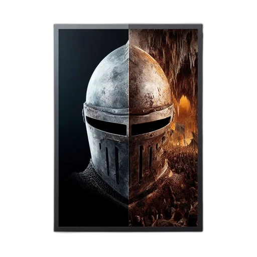 sword, mask, face, concept art transparent PNG cut-out