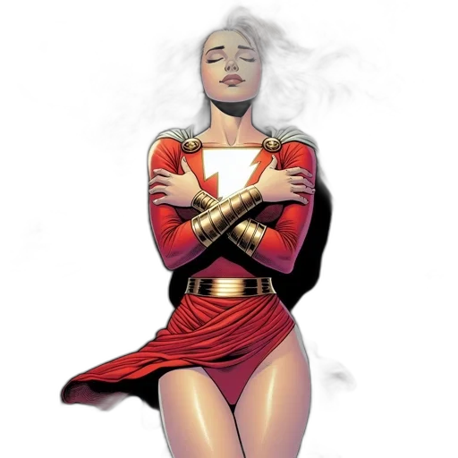 comic book art, concept art, fantasy art, red transparent PNG cut-out