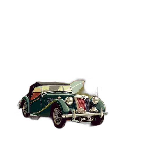 car, concept art, pixel art, watercolor transparent PNG cut-out