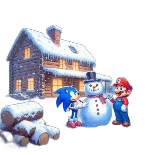 pixel art, concept art, 3d render, fantasy art transparent PNG cut-out