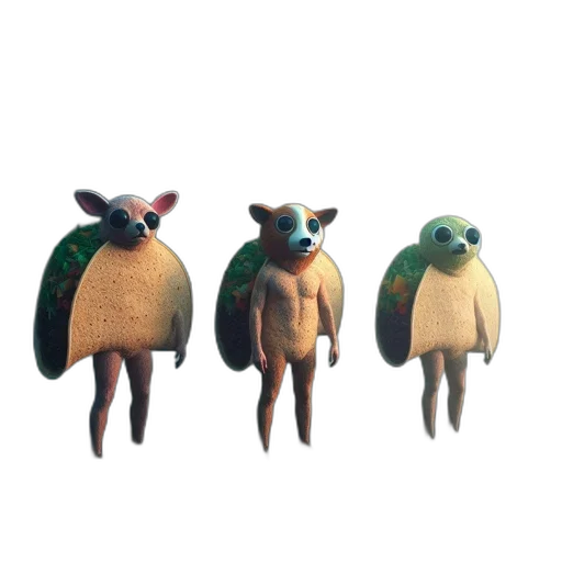 animal, creature, mask, staff transparent PNG cut-out