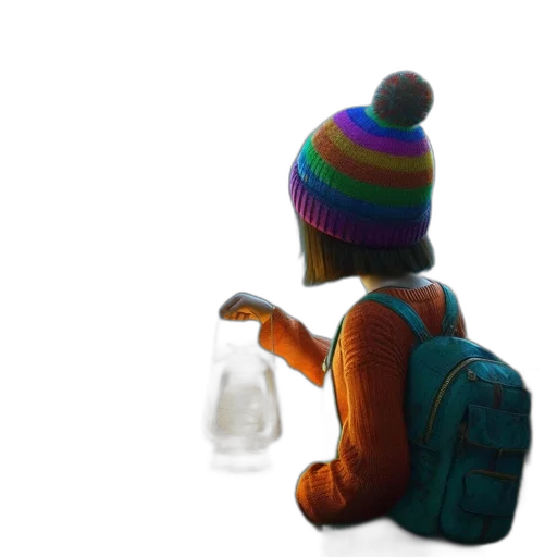 hat, bottle, animal, robot transparent PNG cut-out