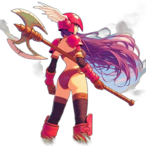 weapon, sword, staff, fantasy art transparent PNG cut-out