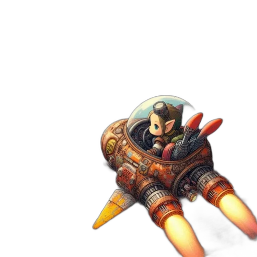 robot, weapon, jacket, face transparent PNG cut-out