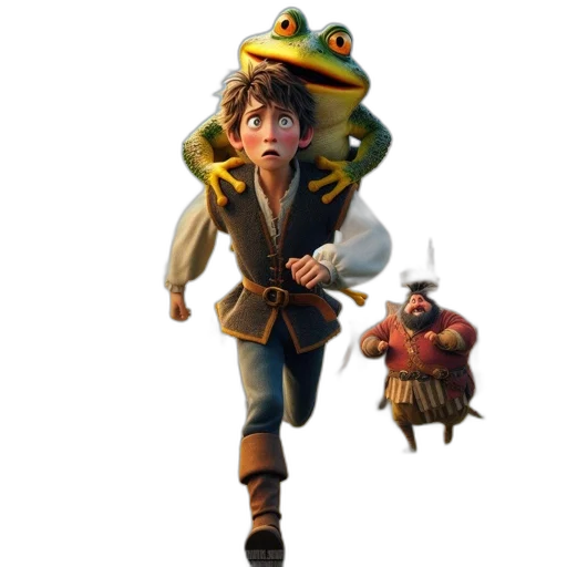 staff, creature, hat, animal transparent PNG cut-out