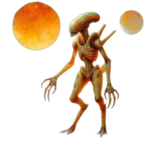 creature, robot, animal, staff transparent PNG cut-out