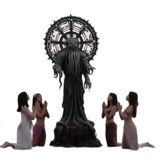 dress, crown, concept art, 3d render transparent PNG cut-out