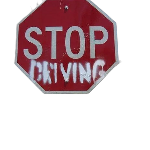car, stop, sign, word transparent PNG cut-out