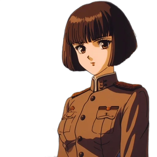 jacket, dress, staff, face transparent PNG cut-out