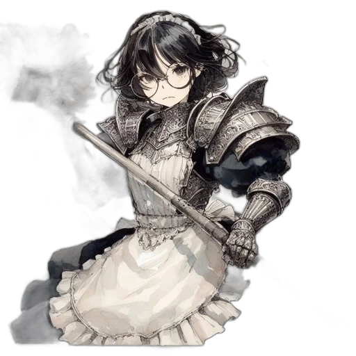 sword, weapon, staff, dress transparent PNG cut-out