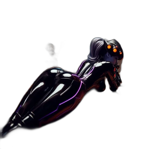 weapon, robot, dragon, staff transparent PNG cut-out