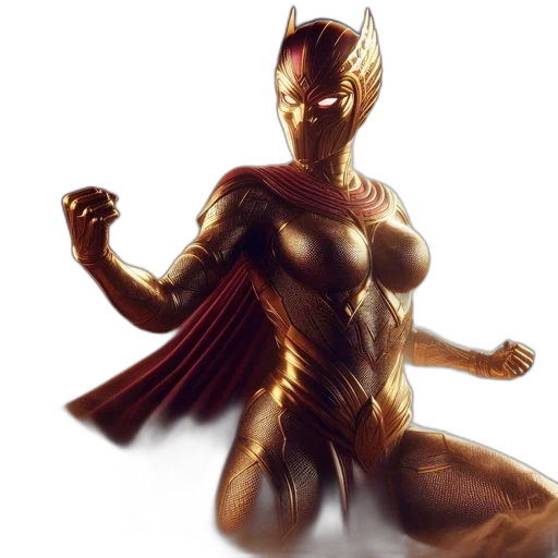 comic book art, concept art, 3d render, fantasy art transparent PNG cut-out