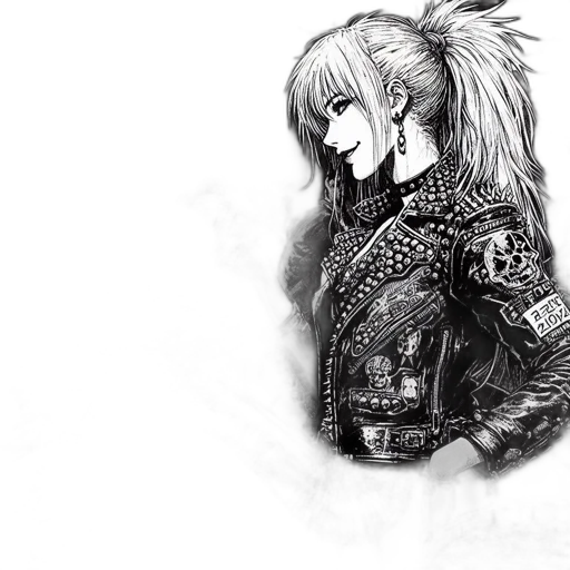 jacket, dragon, sword, weapon transparent PNG cut-out