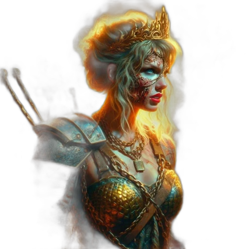crown, sword, fantasy art, concept art transparent PNG cut-out