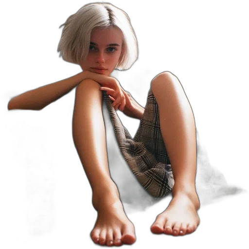 creature, shoes, dress, face transparent PNG cut-out