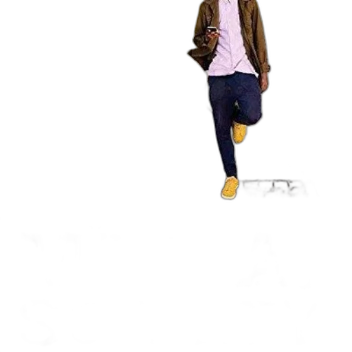jacket, staff, shoes, umbrella transparent PNG cut-out