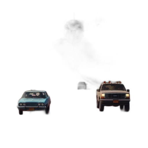 car, concept art, photorealistic, pixel art transparent PNG cut-out