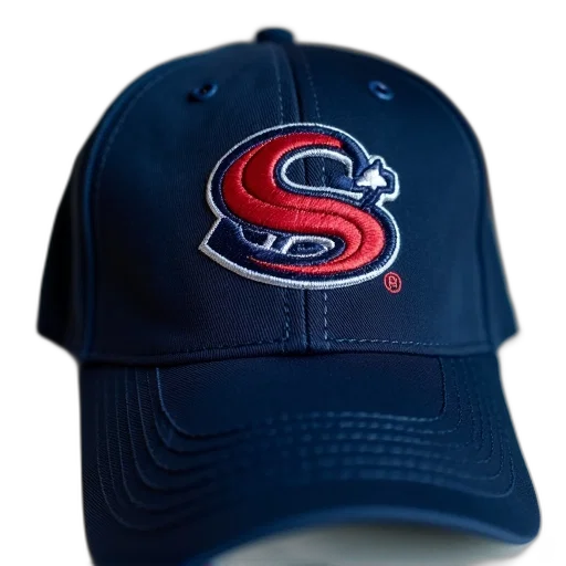 hat, staff, 3d render, logo transparent PNG cut-out
