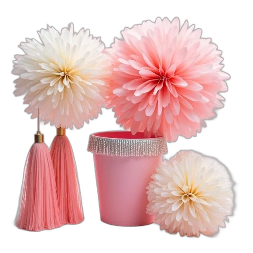 flower, 3d render, photorealistic, pastel transparent PNG cut-out